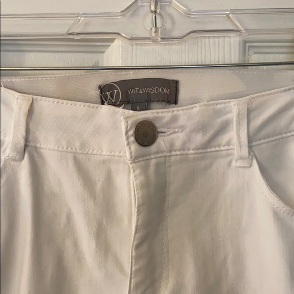 White five pocket crop jeans - Picture 3 of 5